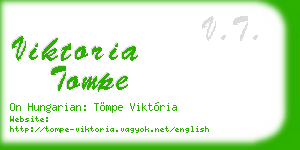 viktoria tompe business card